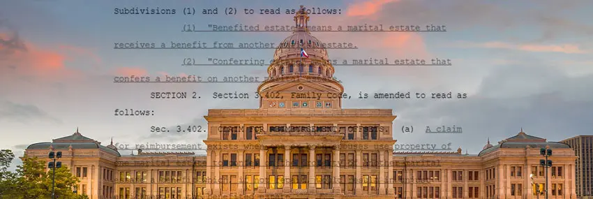 Texas Legislature Passed New Law That Will Change How Inherited Assets Are Treated in a Divorce